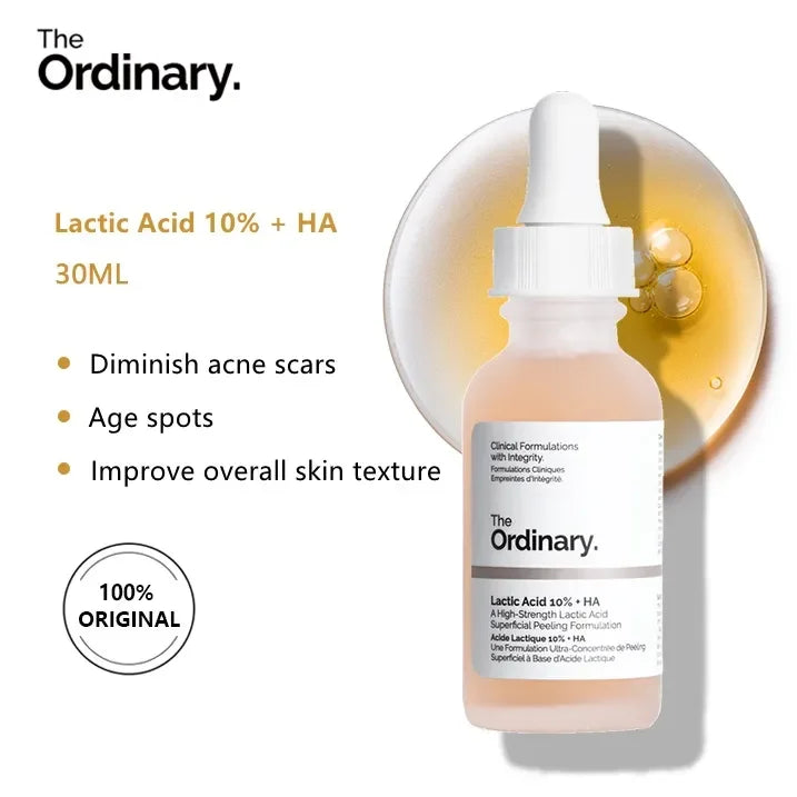 THE ORDINARY LACTIC ACID 10% + HA 2% EXFOLIATING SERUM 30ML