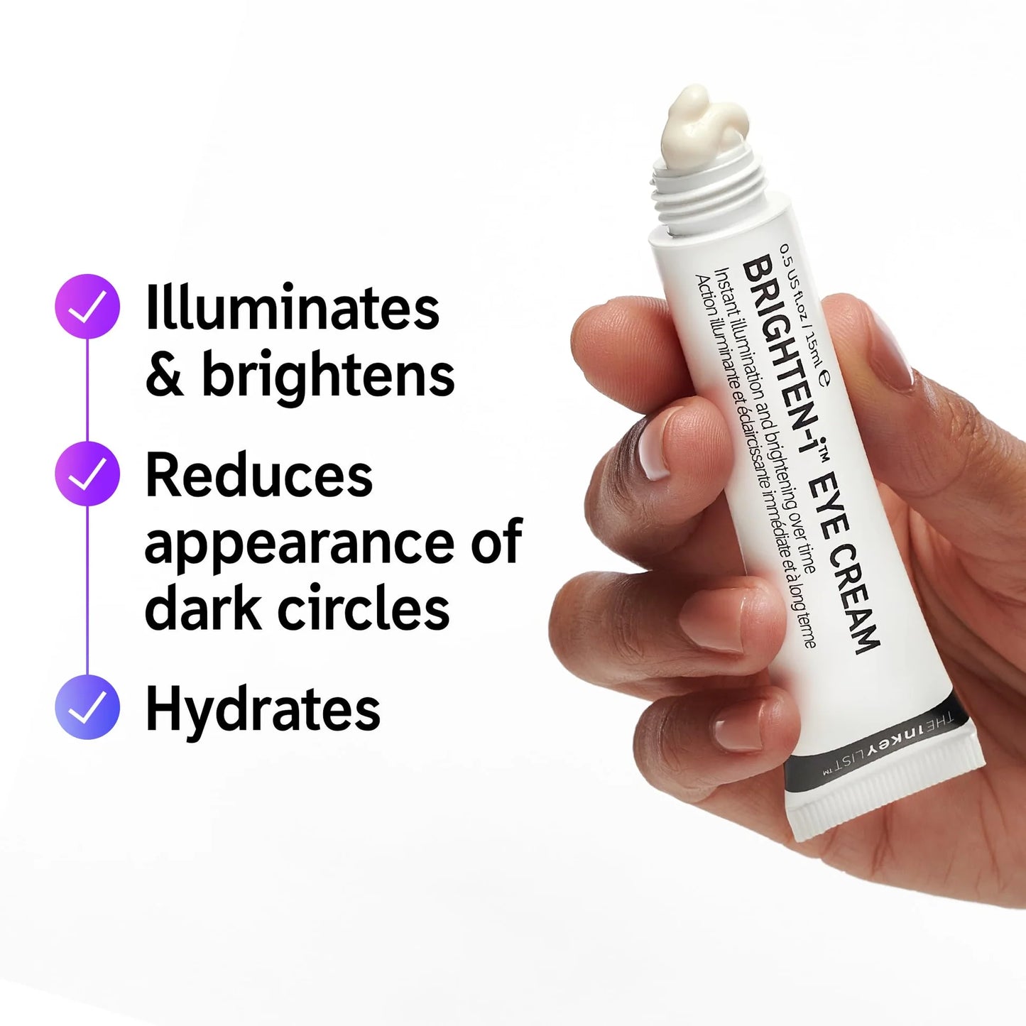 THE INKEY LIST BRIGHTEN-I EYE CREAM 15ML