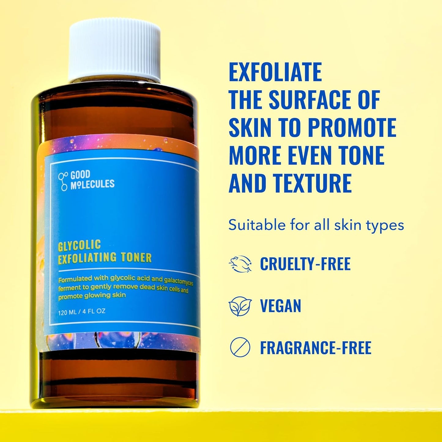 GOOD MOLECULES GLYCOLIC EXFOLIATING TONER 120ML