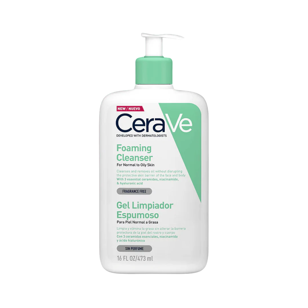 CERAVE GEL LIMPIADOR ESPUMOSO X 473ML