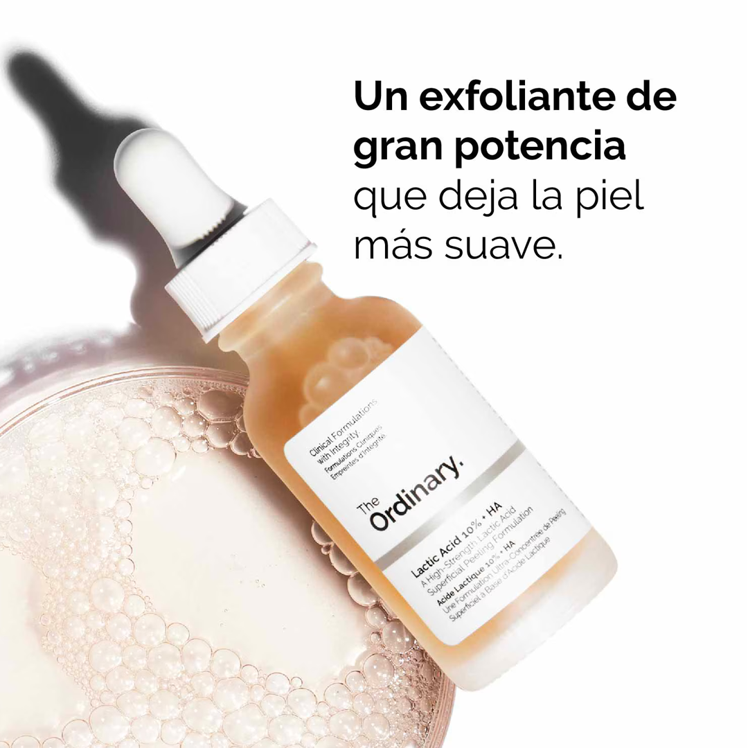 THE ORDINARY LACTIC ACID 10% + HA 2% EXFOLIATING SERUM 30ML
