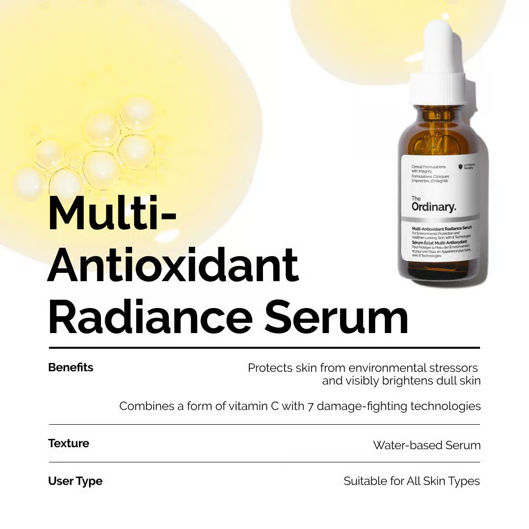 THE ORDINARY MULTI-ANTIOXIDANT RADIANCE SERUM 30ML