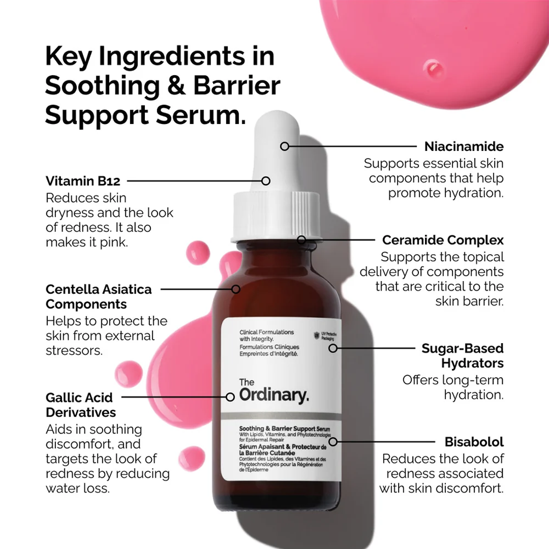 THE ORDINARY SOOTHING & BARRIER SUPPORT SERUM 30ML
