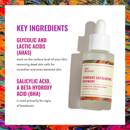GOOD MOLECULES OVERNIGHT EXFOLIATING TREATMENT 30ML