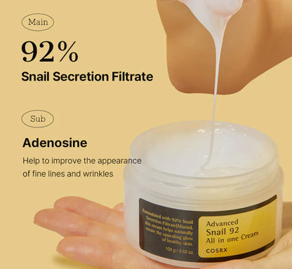 COSRX ADVANCED SNAIL 92 ALL IN CREAM 100GR
