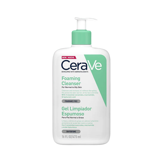 CERAVE GEL LIMPIADOR ESPUMOSO X 473ML