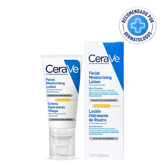 CERAVE-LOCION HIDRATANTE DE ROSTRO AM X 52ML